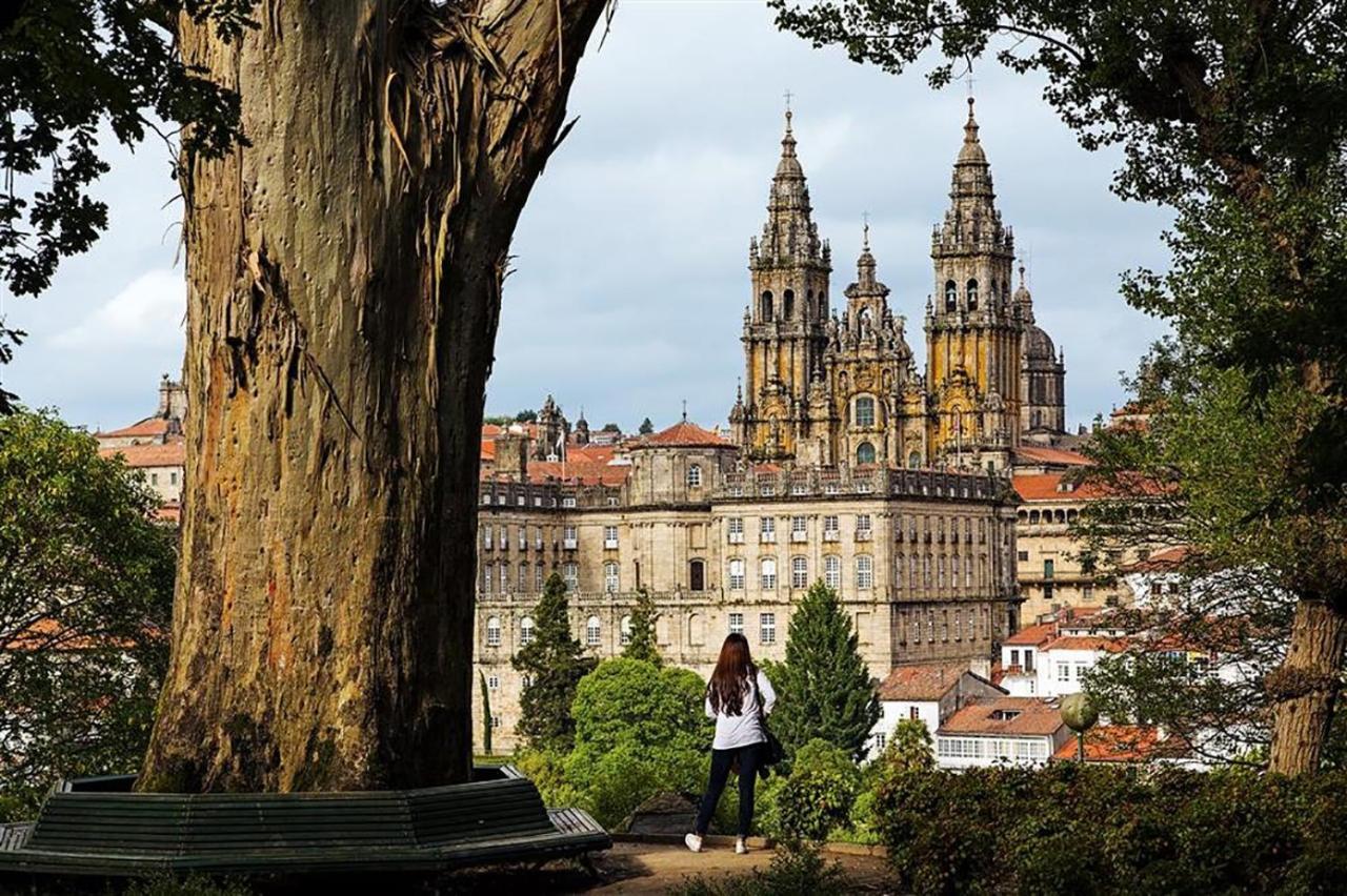 Apartamento De Diseno Centrico Con Terraza Espectacular Santiago de Compostela Ngoại thất bức ảnh