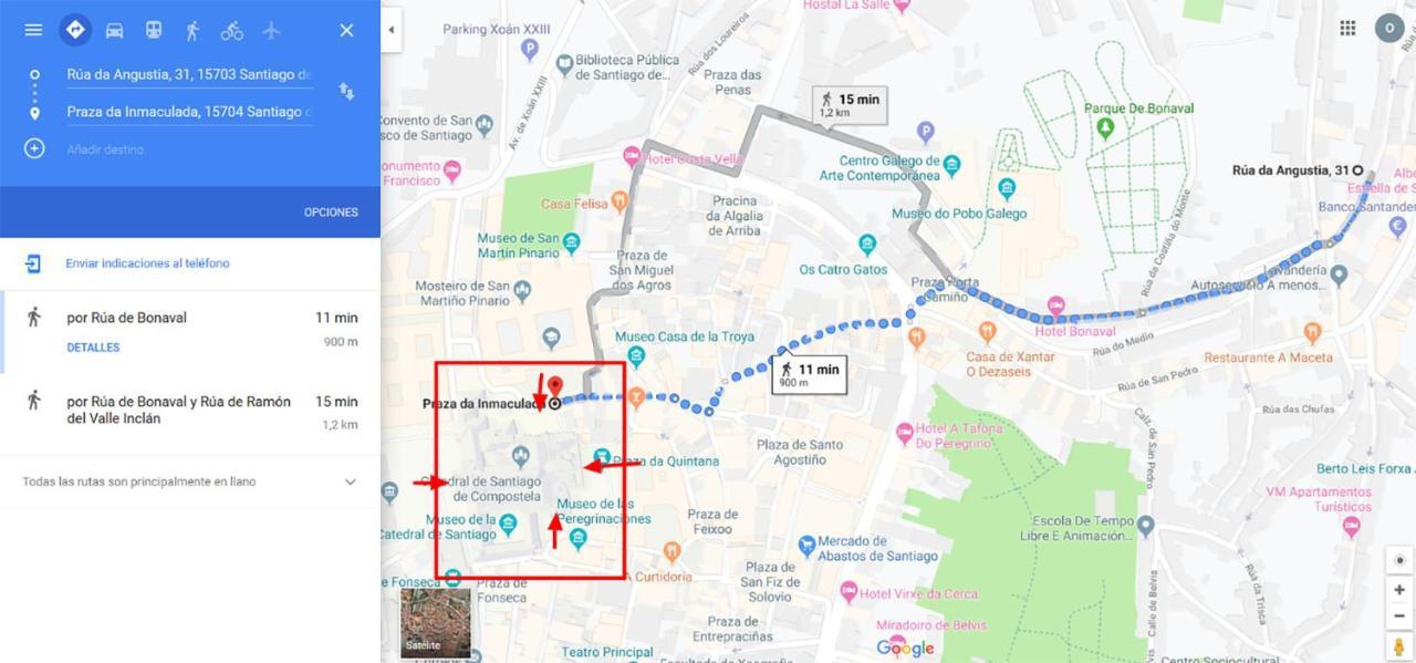 Apartamento De Diseno Centrico Con Terraza Espectacular Santiago de Compostela Ngoại thất bức ảnh